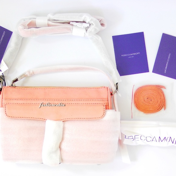 NWT Rebecca Minkoff Suede Crossbody Bag | Chic & Versatile for Day or Night - Picture 3 of 10